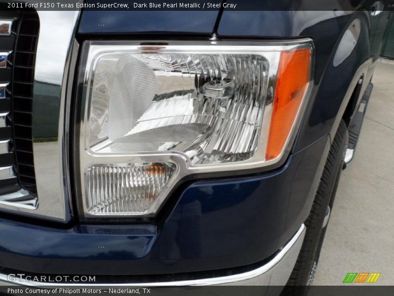 Dark Blue Pearl Metallic / Steel Gray 2011 Ford F150 Texas Edition SuperCrew