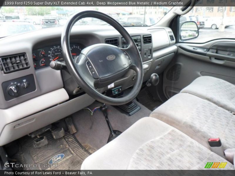  1999 F250 Super Duty XLT Extended Cab 4x4 Medium Graphite Interior