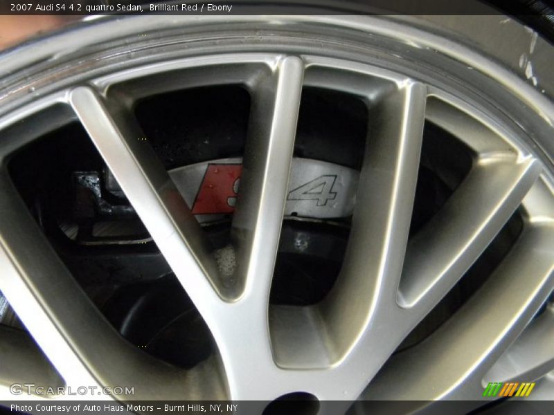 Brilliant Red / Ebony 2007 Audi S4 4.2 quattro Sedan
