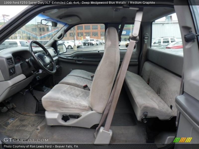  1999 F250 Super Duty XLT Extended Cab 4x4 Medium Graphite Interior