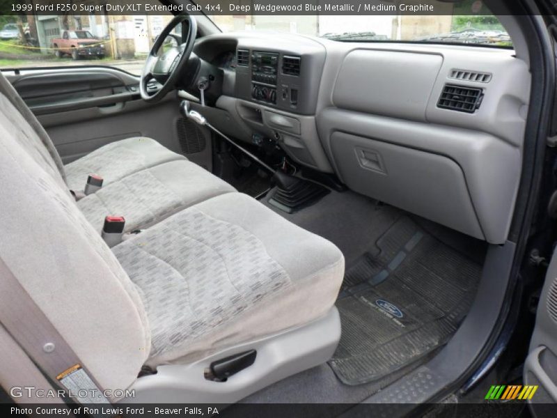  1999 F250 Super Duty XLT Extended Cab 4x4 Medium Graphite Interior