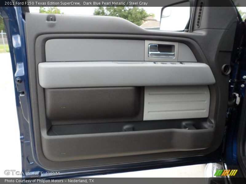 Dark Blue Pearl Metallic / Steel Gray 2011 Ford F150 Texas Edition SuperCrew