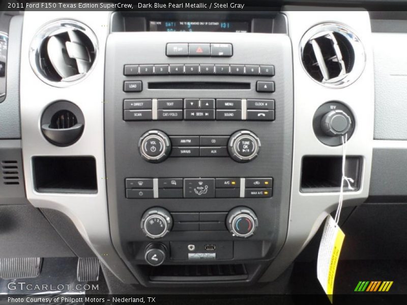 Dark Blue Pearl Metallic / Steel Gray 2011 Ford F150 Texas Edition SuperCrew