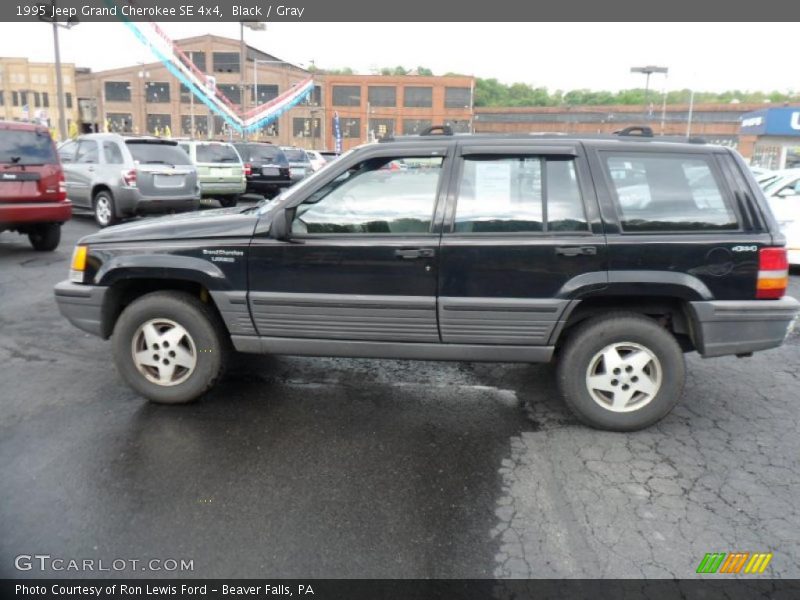 Black / Gray 1995 Jeep Grand Cherokee SE 4x4