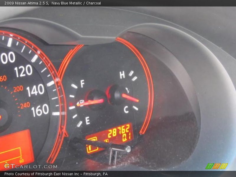 Navy Blue Metallic / Charcoal 2009 Nissan Altima 2.5 S