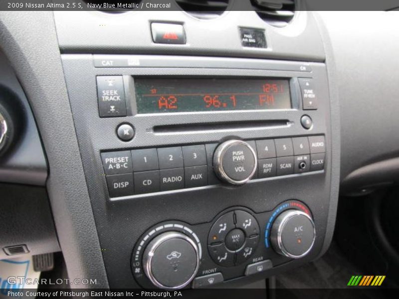 Navy Blue Metallic / Charcoal 2009 Nissan Altima 2.5 S