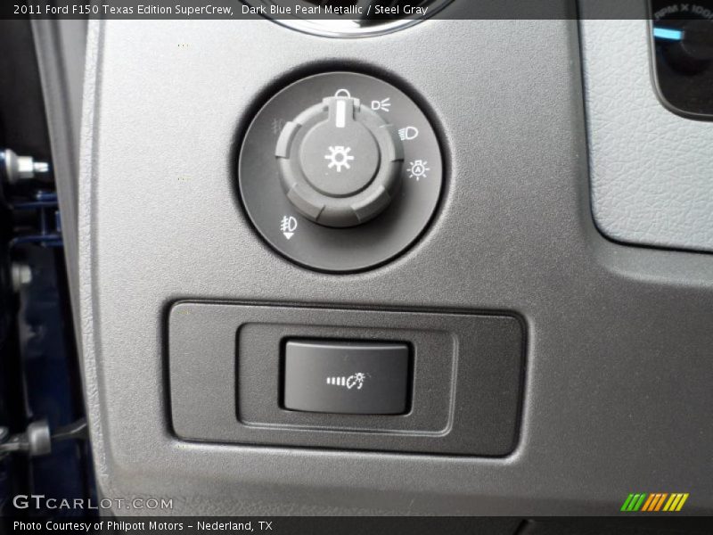Dark Blue Pearl Metallic / Steel Gray 2011 Ford F150 Texas Edition SuperCrew