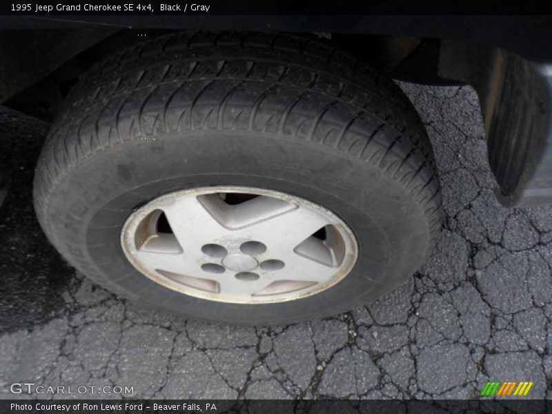 Black / Gray 1995 Jeep Grand Cherokee SE 4x4