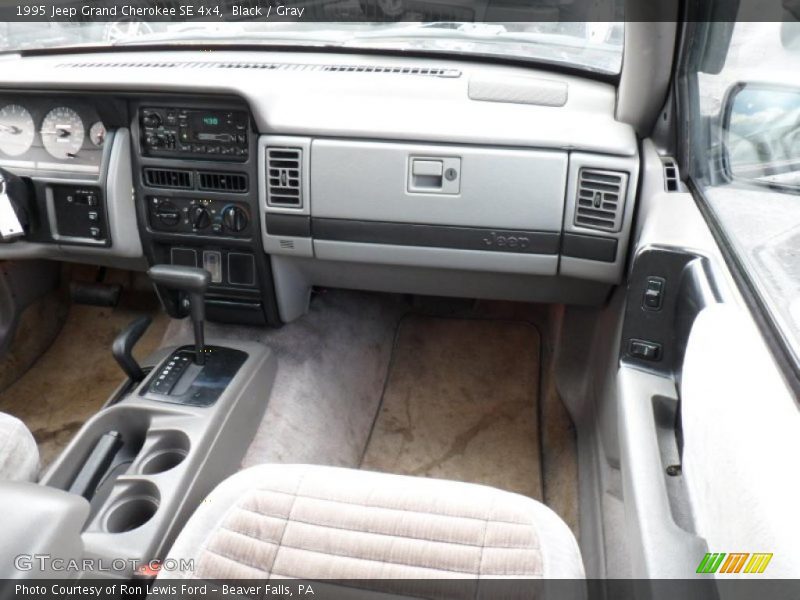 Black / Gray 1995 Jeep Grand Cherokee SE 4x4