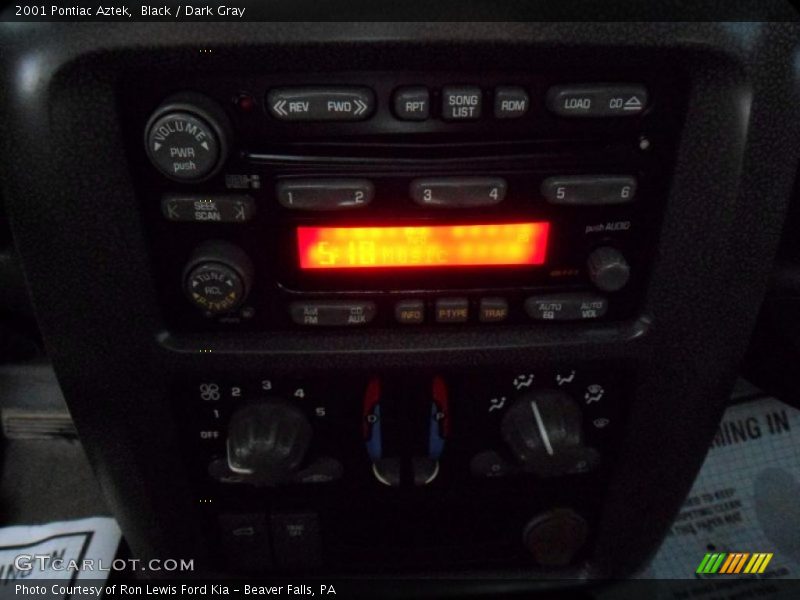 Black / Dark Gray 2001 Pontiac Aztek