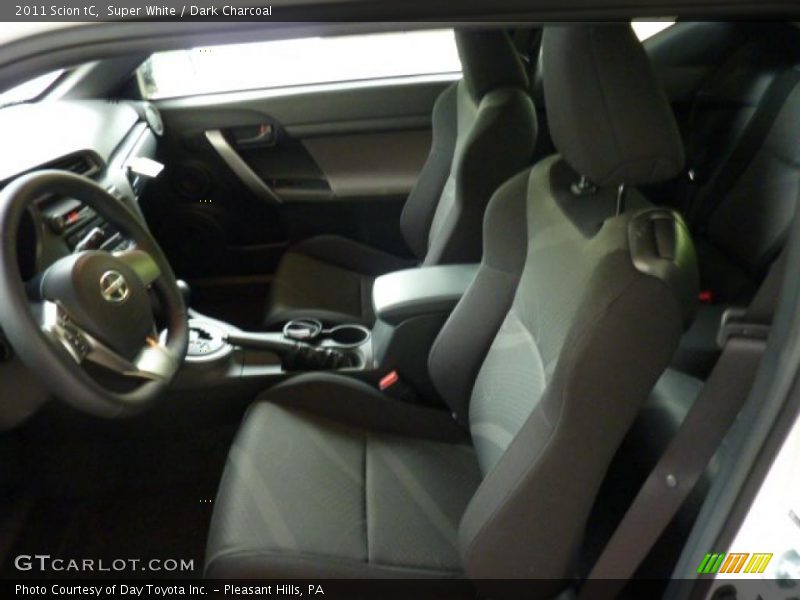 Super White / Dark Charcoal 2011 Scion tC
