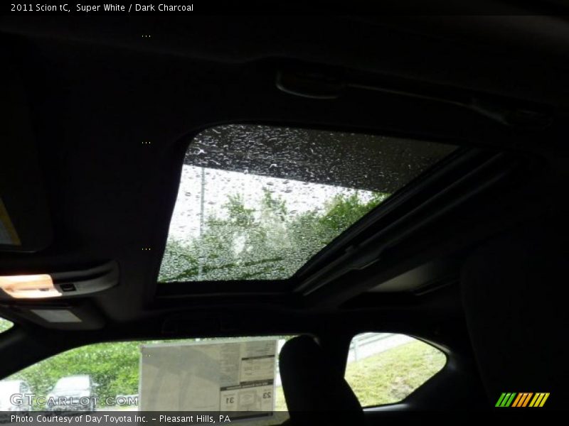 Super White / Dark Charcoal 2011 Scion tC