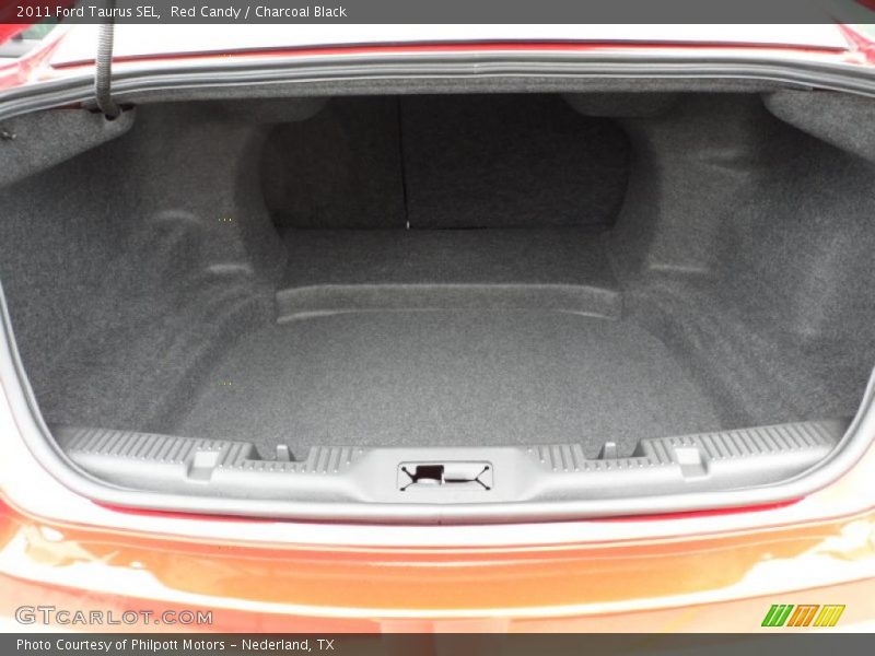 Red Candy / Charcoal Black 2011 Ford Taurus SEL