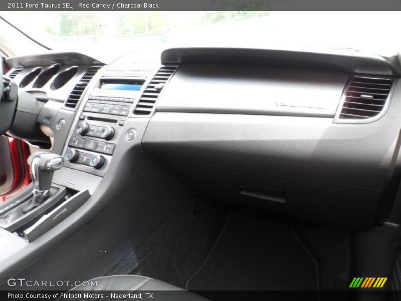 Red Candy / Charcoal Black 2011 Ford Taurus SEL