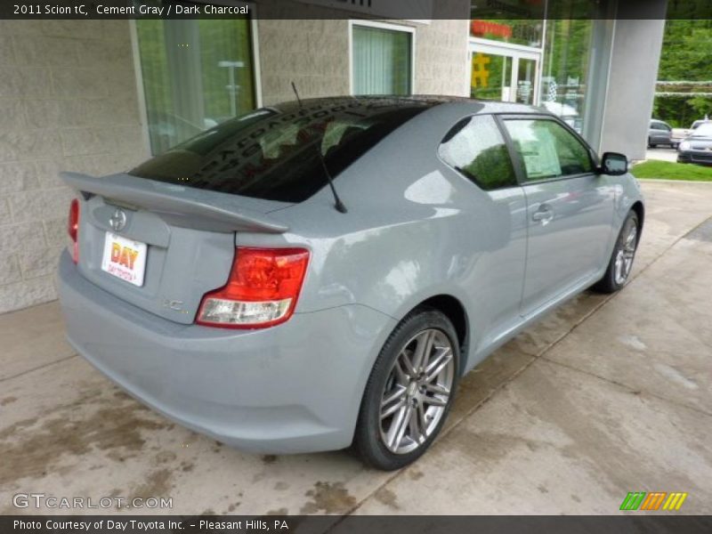 Cement Gray / Dark Charcoal 2011 Scion tC