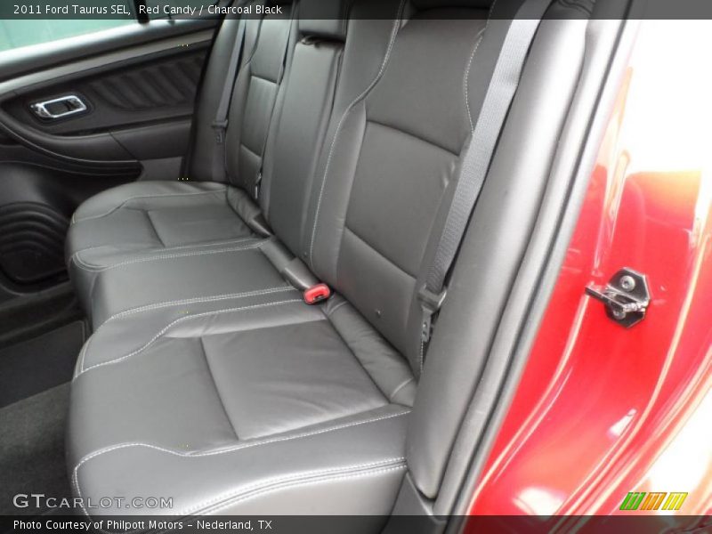 Red Candy / Charcoal Black 2011 Ford Taurus SEL