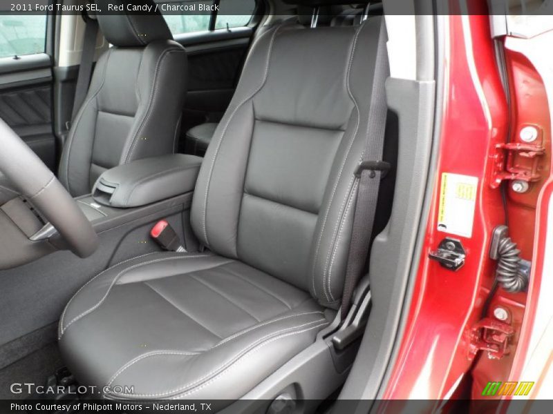 Red Candy / Charcoal Black 2011 Ford Taurus SEL