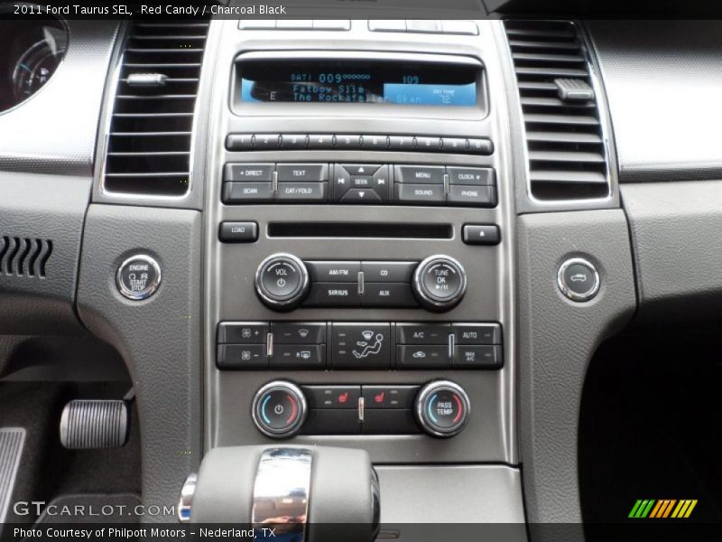 Red Candy / Charcoal Black 2011 Ford Taurus SEL