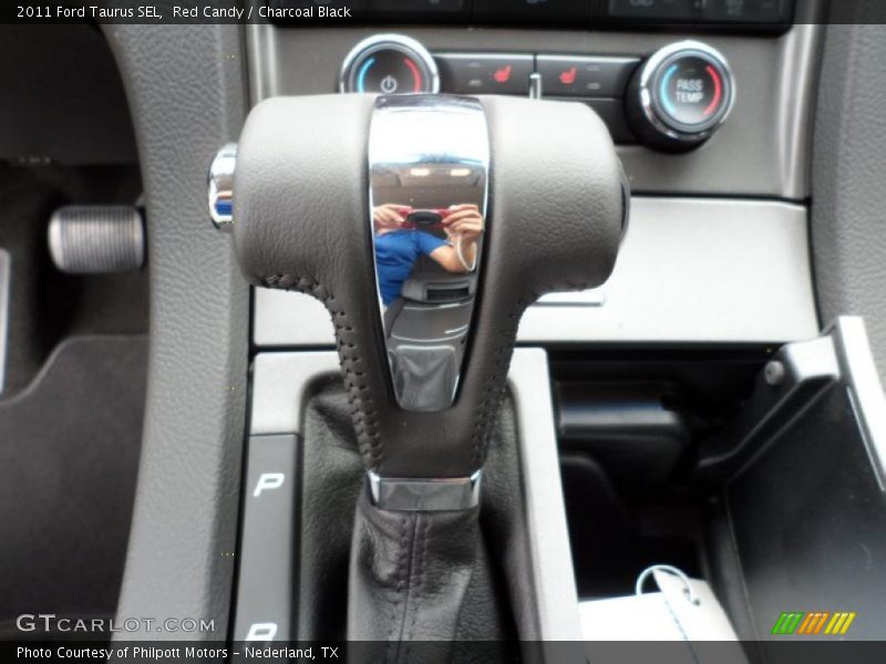 Red Candy / Charcoal Black 2011 Ford Taurus SEL