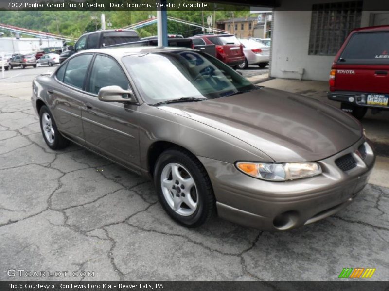 Dark Bronzmist Metallic / Graphite 2002 Pontiac Grand Prix SE Sedan