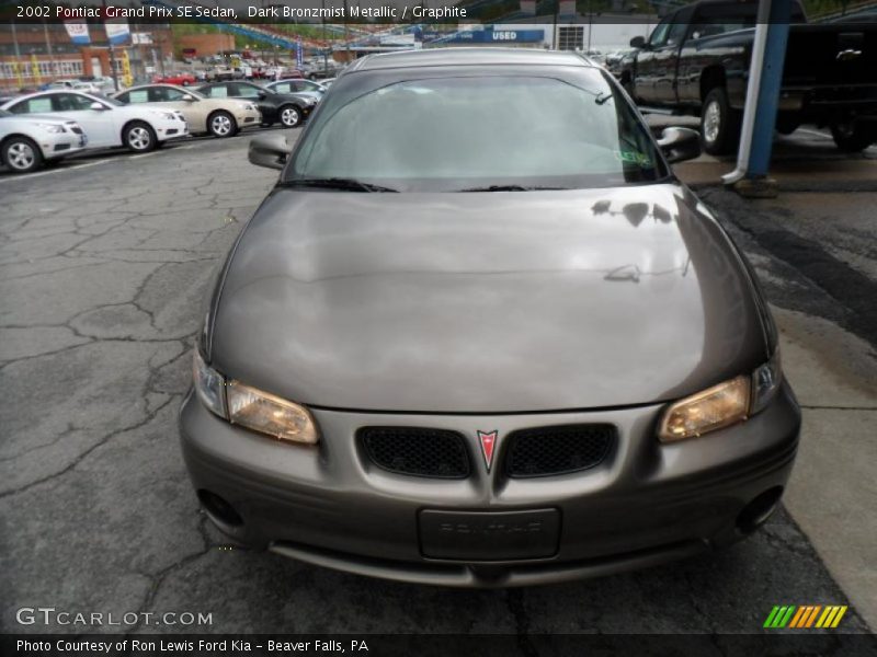 Dark Bronzmist Metallic / Graphite 2002 Pontiac Grand Prix SE Sedan