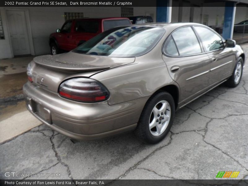 Dark Bronzmist Metallic / Graphite 2002 Pontiac Grand Prix SE Sedan