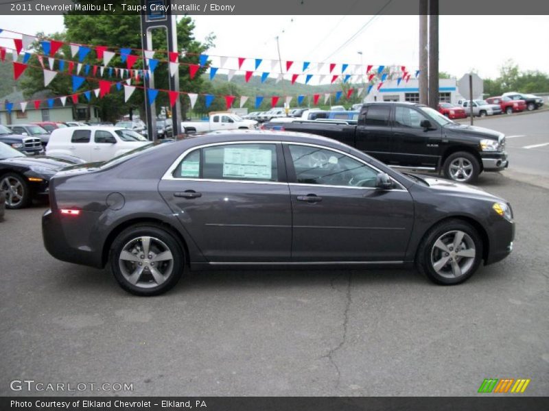 Taupe Gray Metallic / Ebony 2011 Chevrolet Malibu LT