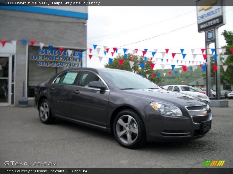 Taupe Gray Metallic / Ebony 2011 Chevrolet Malibu LT