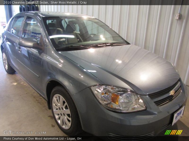 Silver Moss Metallic / Gray 2010 Chevrolet Cobalt LT Sedan