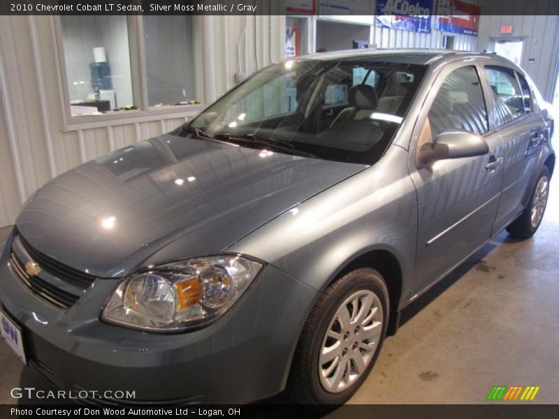 Silver Moss Metallic / Gray 2010 Chevrolet Cobalt LT Sedan