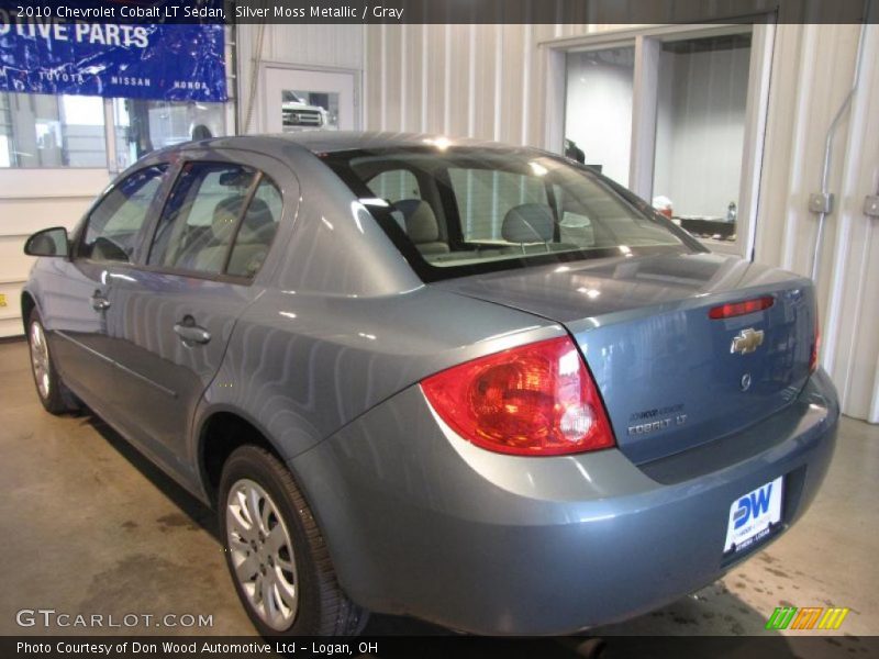Silver Moss Metallic / Gray 2010 Chevrolet Cobalt LT Sedan