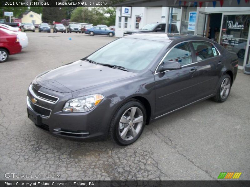 Taupe Gray Metallic / Ebony 2011 Chevrolet Malibu LT
