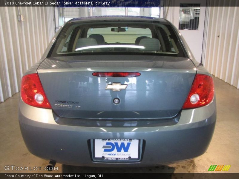 Silver Moss Metallic / Gray 2010 Chevrolet Cobalt LT Sedan