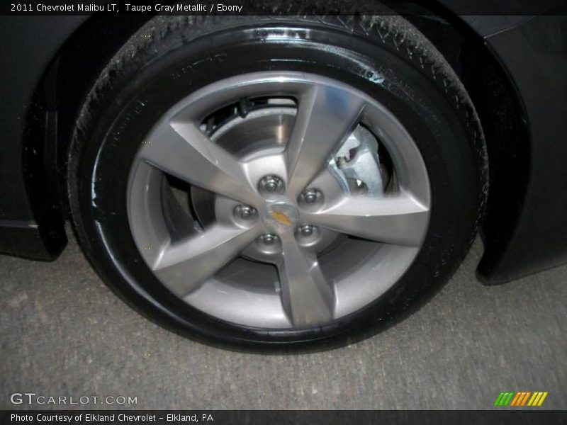 Taupe Gray Metallic / Ebony 2011 Chevrolet Malibu LT