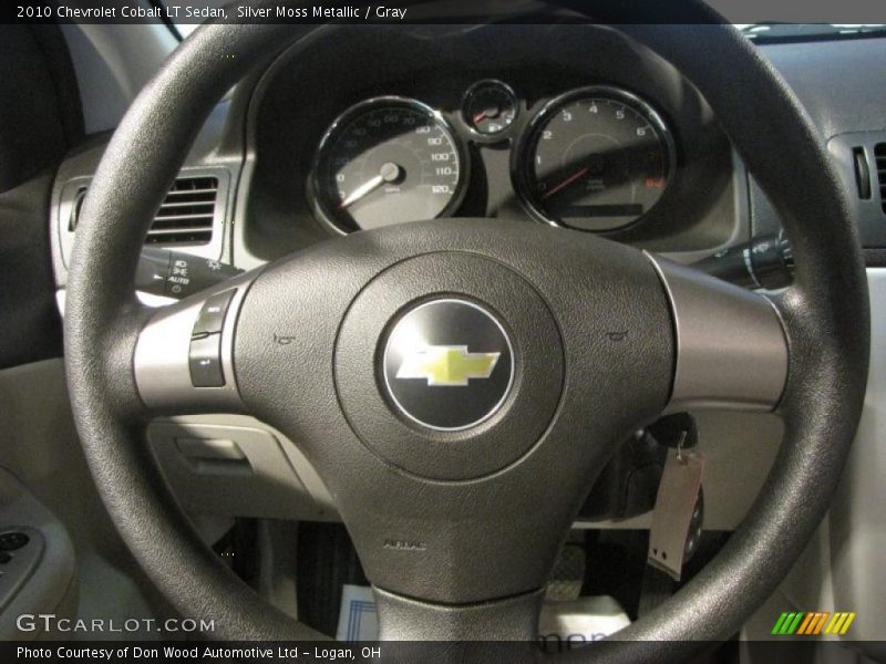 Silver Moss Metallic / Gray 2010 Chevrolet Cobalt LT Sedan
