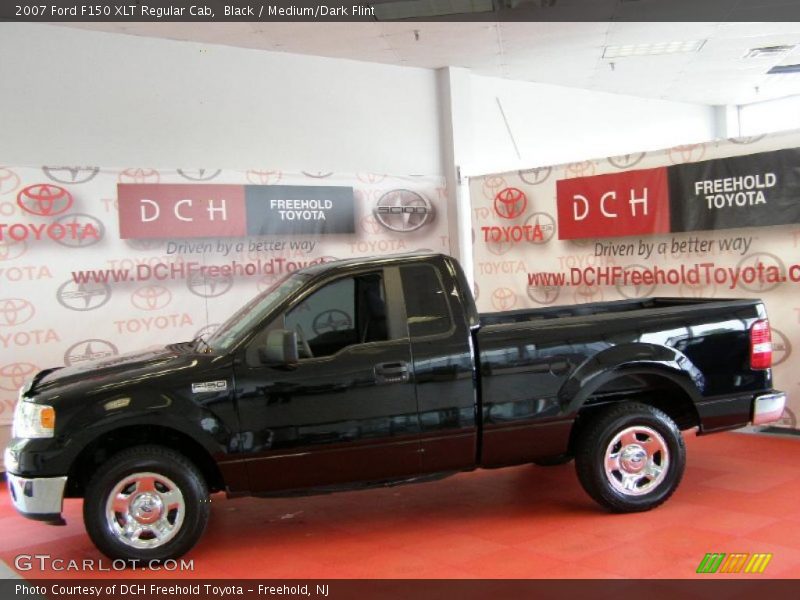 Black / Medium/Dark Flint 2007 Ford F150 XLT Regular Cab