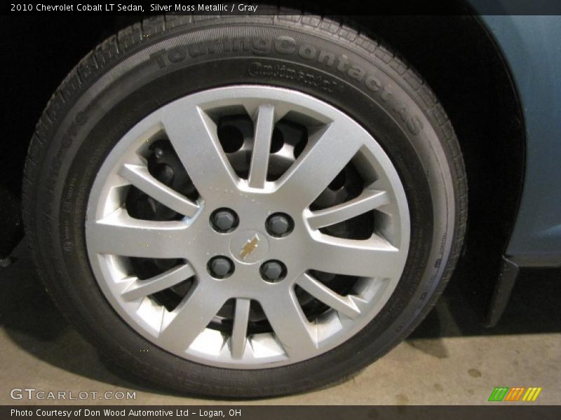 Silver Moss Metallic / Gray 2010 Chevrolet Cobalt LT Sedan