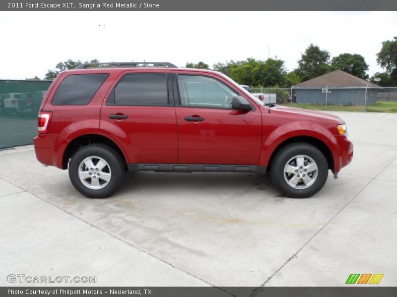 Sangria Red Metallic / Stone 2011 Ford Escape XLT