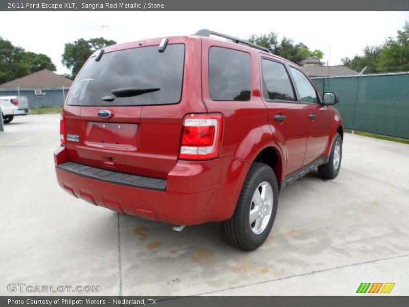 Sangria Red Metallic / Stone 2011 Ford Escape XLT