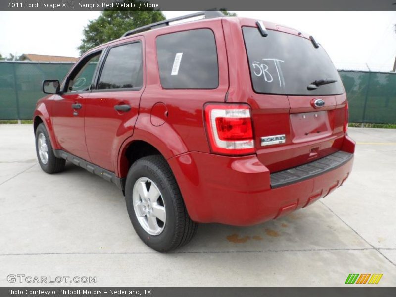 Sangria Red Metallic / Stone 2011 Ford Escape XLT