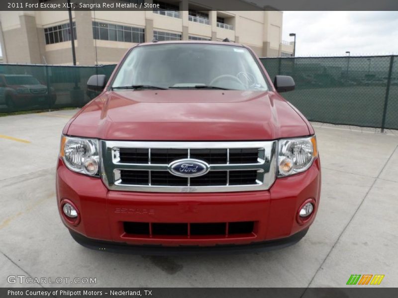 Sangria Red Metallic / Stone 2011 Ford Escape XLT