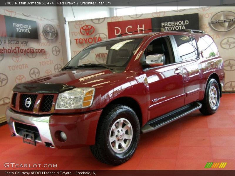 Red Brawn / Graphite/Titanium 2005 Nissan Armada SE 4x4