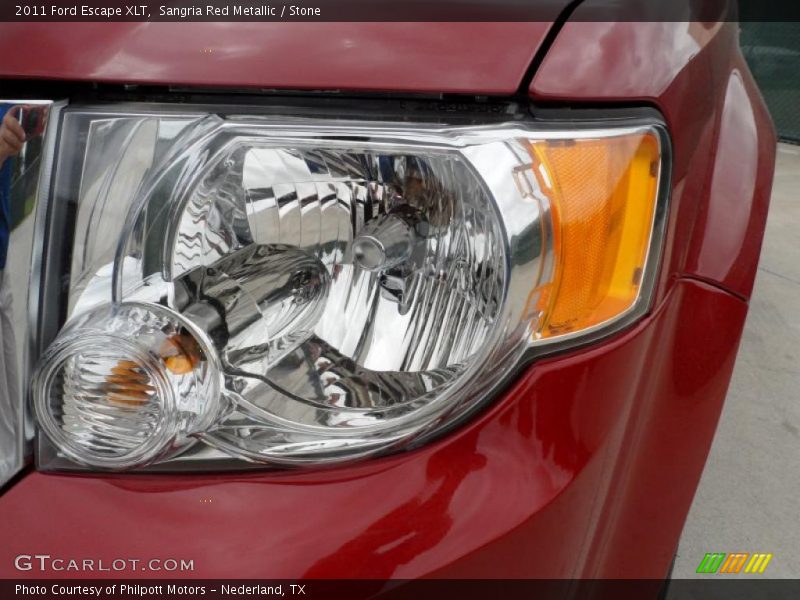 Sangria Red Metallic / Stone 2011 Ford Escape XLT