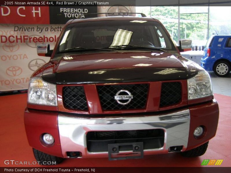 Red Brawn / Graphite/Titanium 2005 Nissan Armada SE 4x4