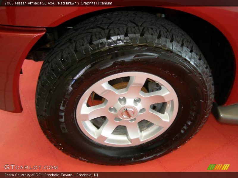 Red Brawn / Graphite/Titanium 2005 Nissan Armada SE 4x4