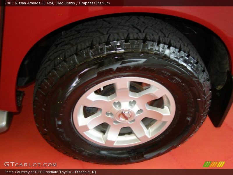 Red Brawn / Graphite/Titanium 2005 Nissan Armada SE 4x4