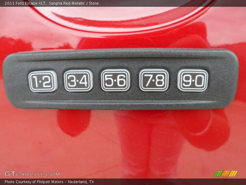 Sangria Red Metallic / Stone 2011 Ford Escape XLT