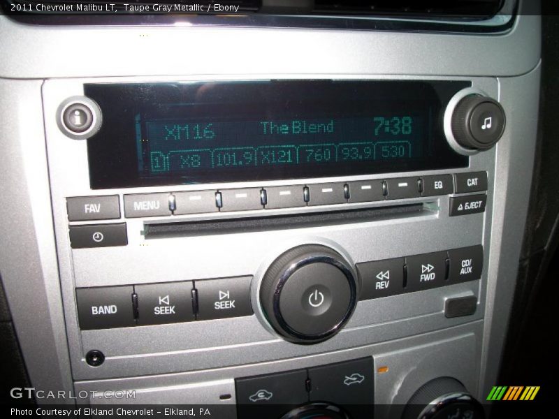 Taupe Gray Metallic / Ebony 2011 Chevrolet Malibu LT