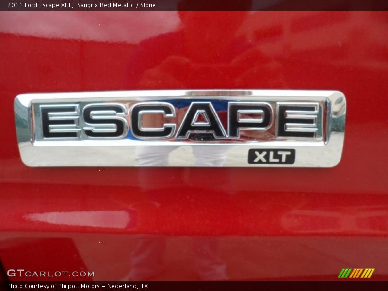 Sangria Red Metallic / Stone 2011 Ford Escape XLT