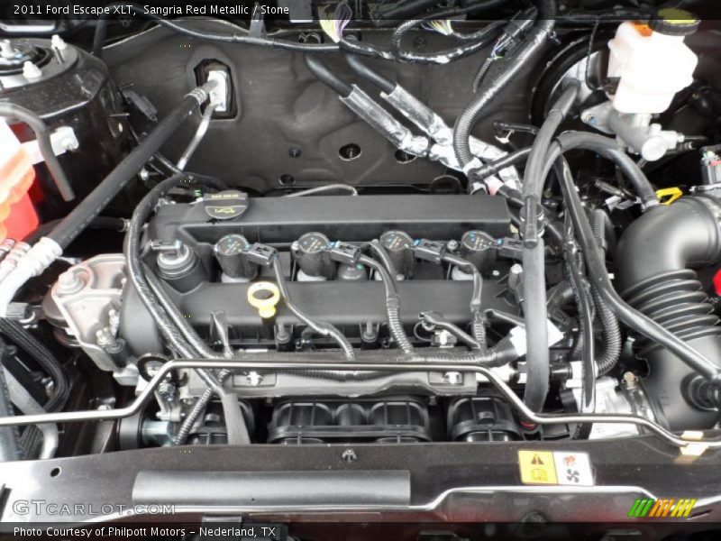 Sangria Red Metallic / Stone 2011 Ford Escape XLT